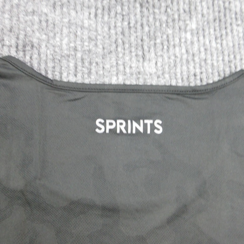 SPRINTS Tank Mens XL Black Jersey Running Performance Moisture Wicking NWOT - Picture 12 of 14